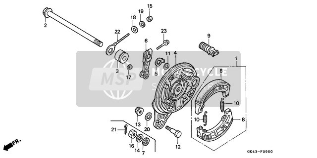 Rear Brake Panel